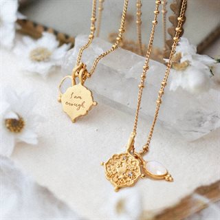 Ananda Soul - Inner Knowing - Halskæde - Guld - Moonstone/White